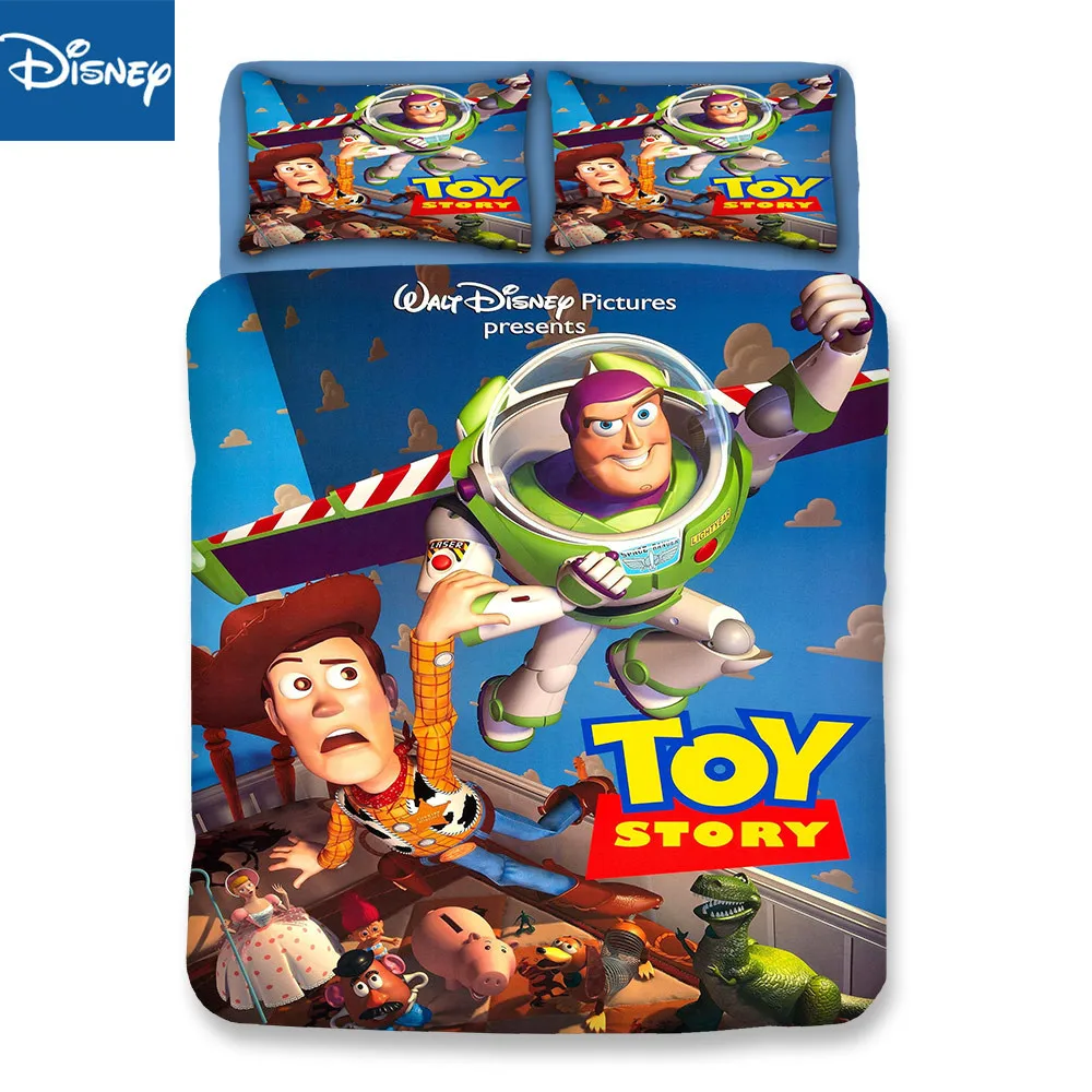 Disney toy story woody buzz полноразмерный Комплект постельного белья для детей декор