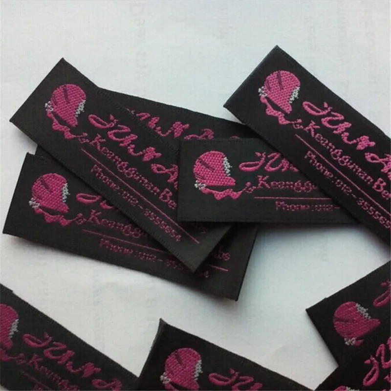 Пользовательское название магазина складывается черная Дамасская тканевая