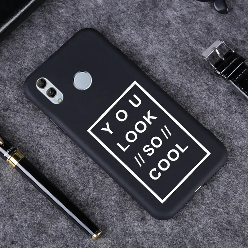 063 Lamo чехол Чехол с забавными буквами для huawei P Smart POT-LX1 POT-LX3 PSmart Plus силиконовый P9 P10 P20 Lite Plus P30 Pro Z - Цвет: 063