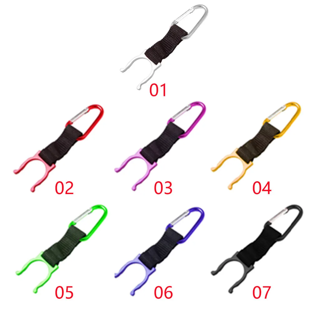 1 шт. Кемпинг oudoor карабин бутылка для воды держатель с крючком и пряжкой клип