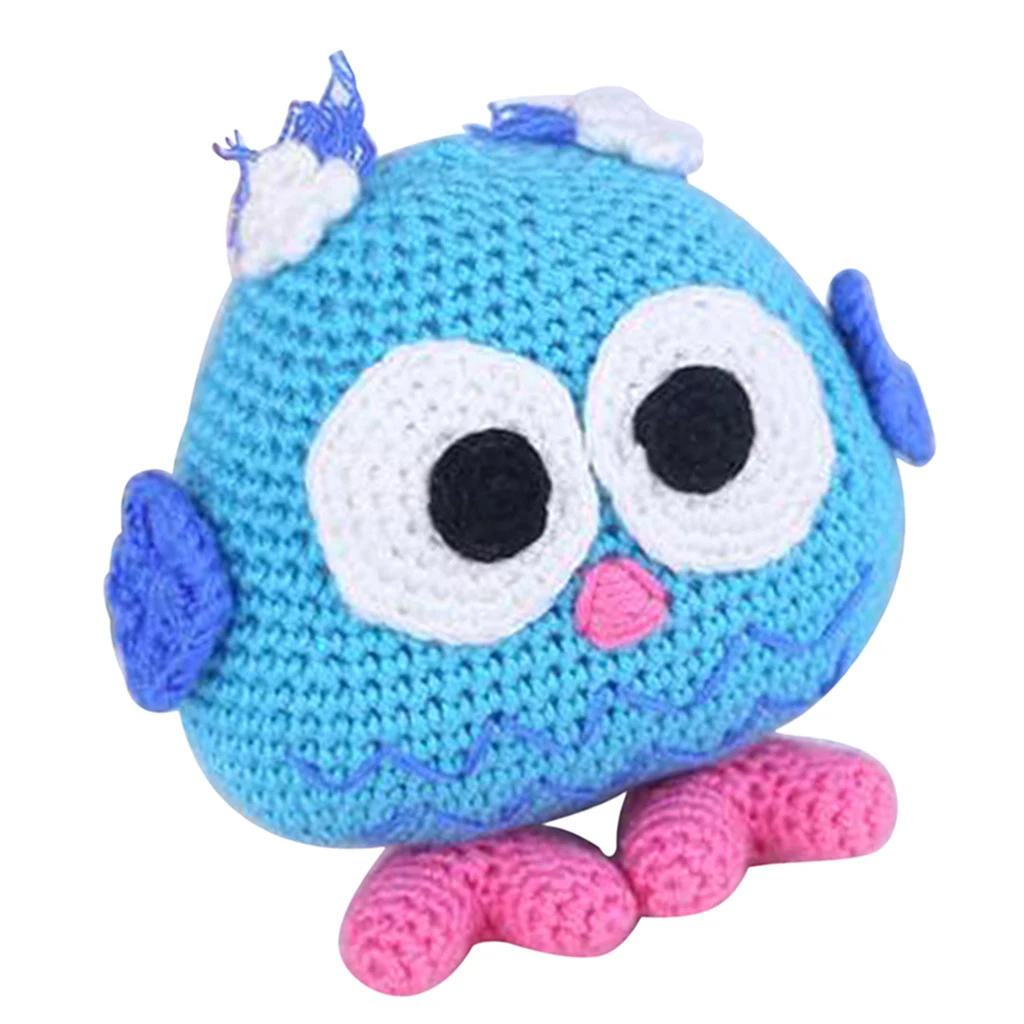 Сова кукла набор для вязания крючком Amigurumi DIY ремесло проект с материалами и инструкцией