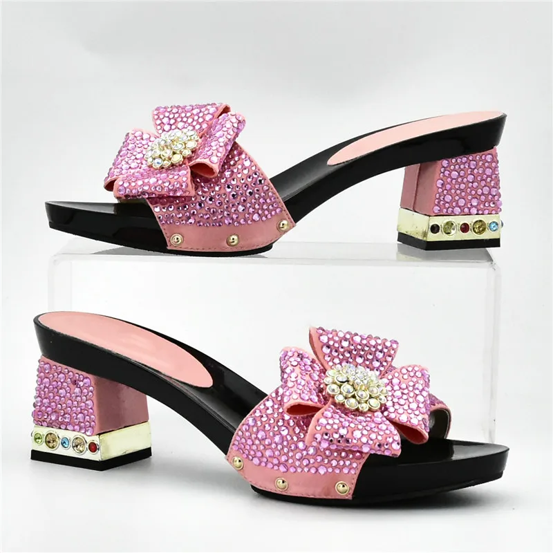 Новый дизайн африканские женские тапочки 2018 летняя женская обувь на высоком