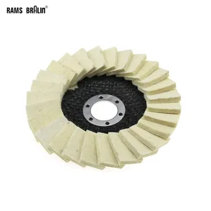 Диаметр. Полировальный диск из шерстяного войлока 5 дюймов125 мм для угловой шлифовальной машины для полировки металлического стекла