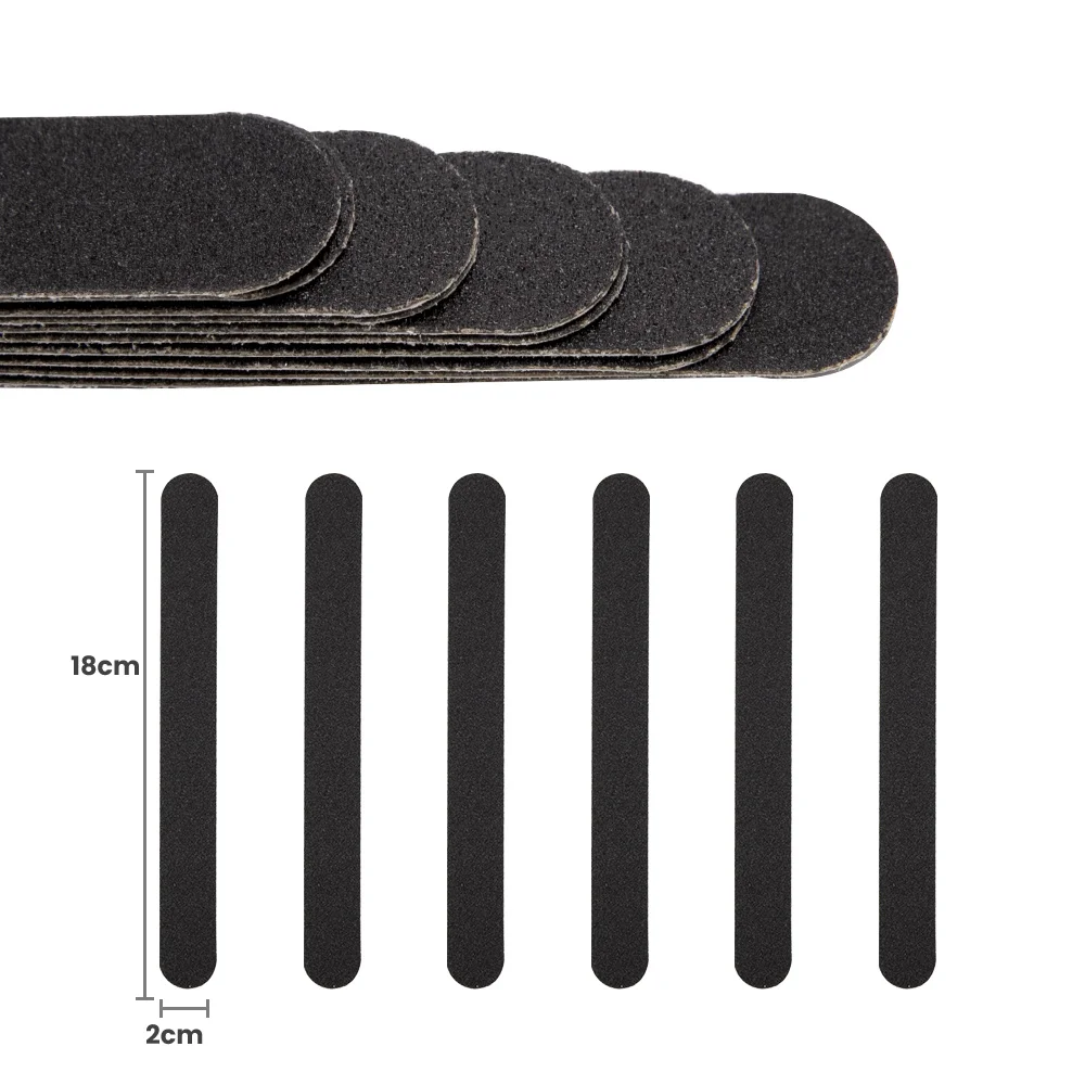 Dmoley двухсторонняя пилка для ногтей 10 шт. шлифовальный буфер маникюра нержавеющая