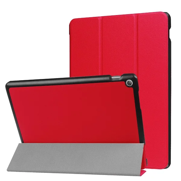 ASZ301 KST RD Чехол для планшета ASUS Zenpad 10 Z301MLF Z301ML Z301 10,"(Новинка года) с треугольной магнитной подставкой+ подарок - Цвет: ASZ301 KST RD