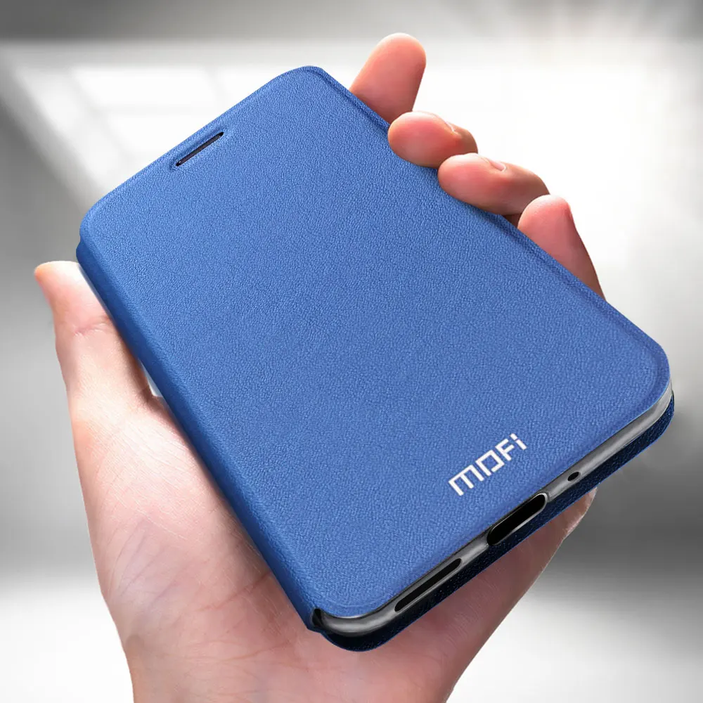 Чехол MOFi для Huawei Honor View 20 чехол V20 флип-чехол из искусственной кожи прозрачный