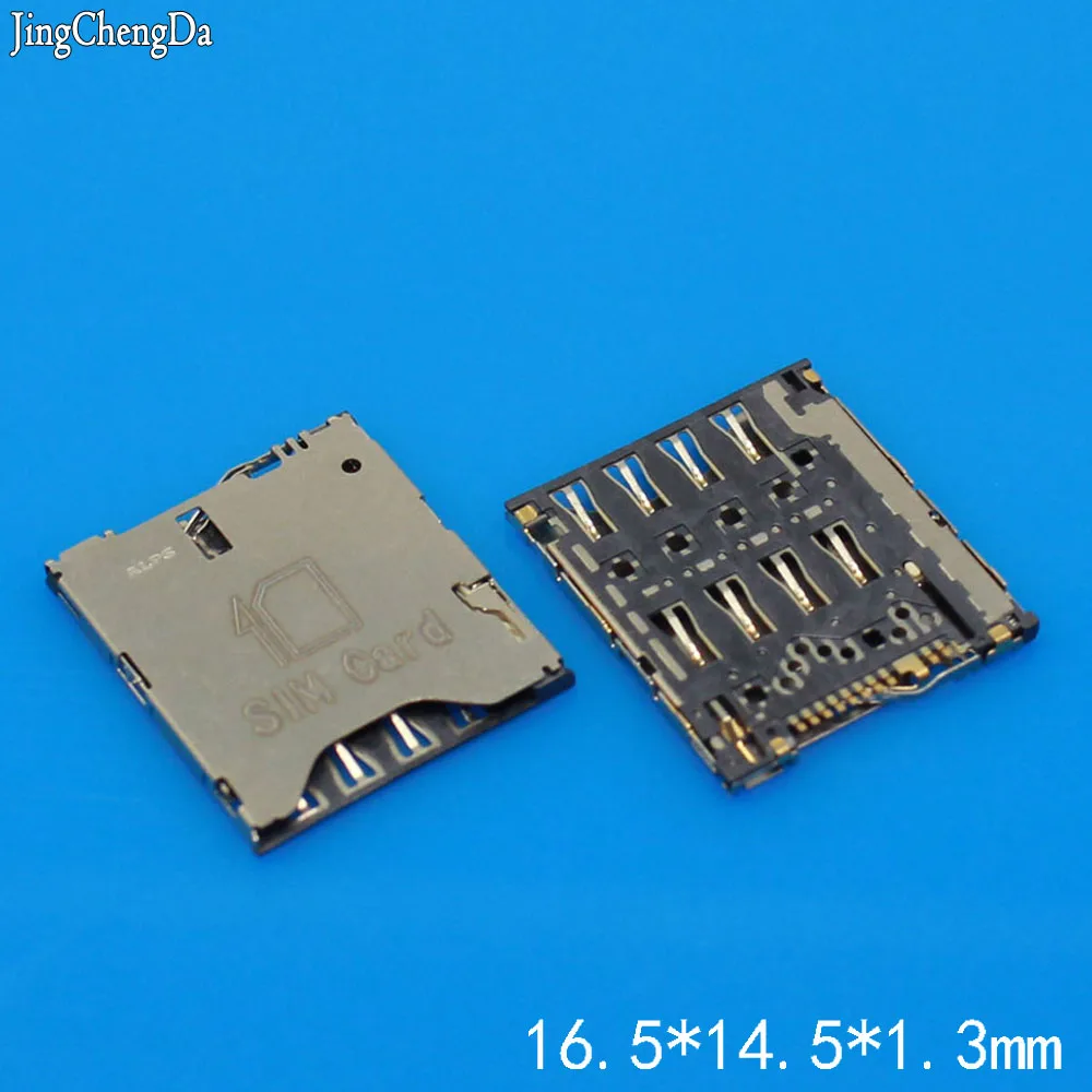 

JCD 16.5*14.5*1.3mm sim card reader for Alcatel idol X one touch OT-6040 6040D 6040 connector holder module