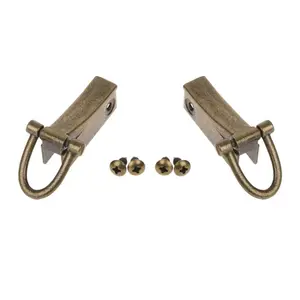 Застежка-зажим, металлическая, 2 стороны, аксессуар для самостоятельного изготовления кошелька, сумки через плечо, горячая Распродажа