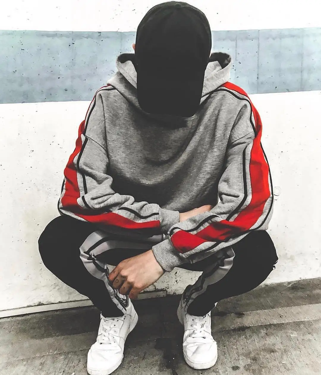 High Street/Винтажные толстовки с капюшоном Kanye в европейском и американском стиле, Полосатый пуловер в стиле пэчворк, Мужская одежда для хип-хопа