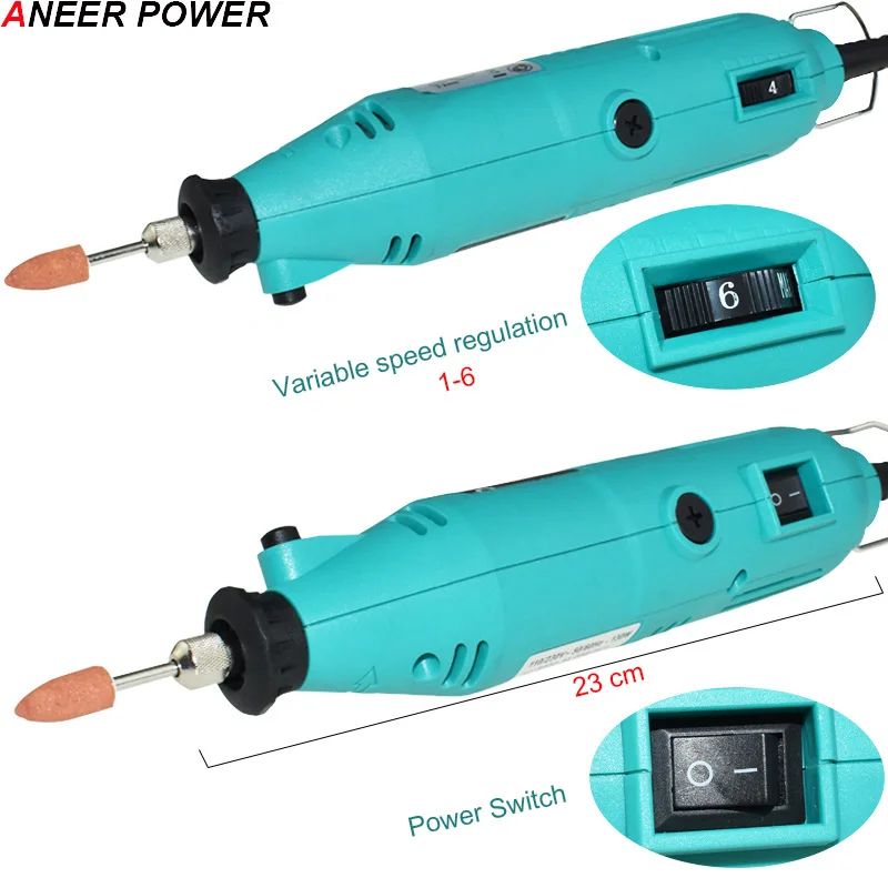 180 Вт Мини DIY дрель гравер Dremel Мини дрель машина гравировка ручка шлифовальный мини электрический DIY дрель роторный инструмент Полировка шлифовальный