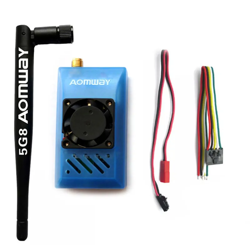 Aomway FPV 5.8Ghz 1000mW 1W 48CH AV Audio Video Transmitter and Receiver with DVR Recorder function | Электроника