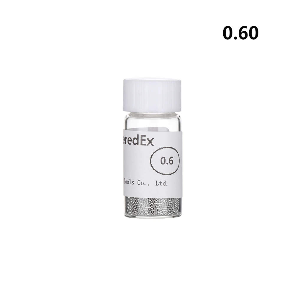 0.6mm 1 бутылка BGA шарики(0,2 0,25 0,3 0,35 0,4 0,45 0,5 0,55 0,6 0,65 0,76) BGA припой шарик этилированный для BGA ремонтный инструмент - Цвет: 0.6mm