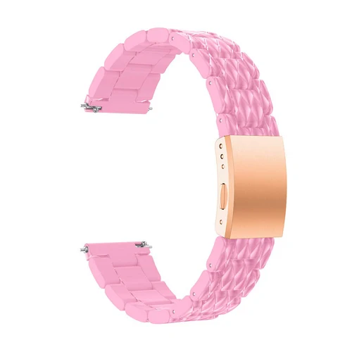 pink 20 мм ремешок для samsung galaxy watch active 42 мм S2 классический amazfit bip браслет из смолы Ticwatch E/2 huawei часы 2 ремень - Цвет ремешка: pink