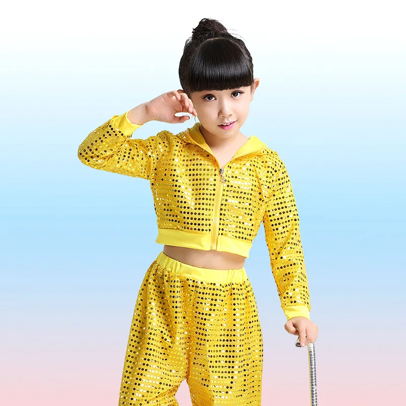 Новинка 2017 года Детское трико с блестками для выступлений латинских танцев джаза