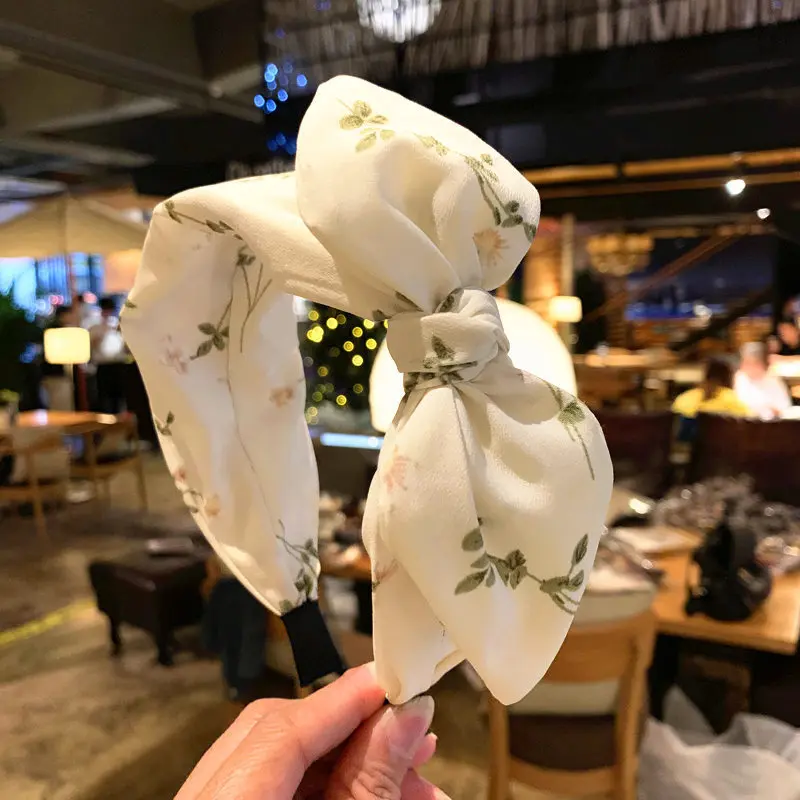 Новые аксессуары для волос женский цветочный ободок с узлом милый волос| |