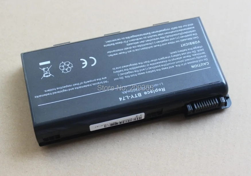 7800 мАч 9 ячеек BTY L74 L75 ноутбук Батарея для MSI A5000 A6000 A7005 A7200 CR600 CR610 CR630 CR700 CX600 CX700 CX500