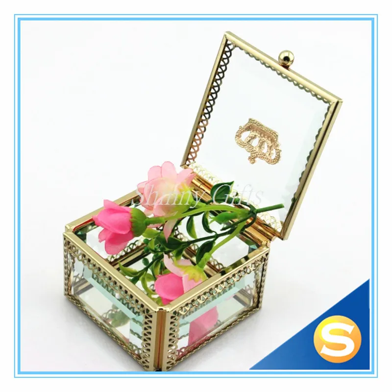 Подарочная коробка для ювелирных изделий с зеркальной коробкой|jewelry box black|box