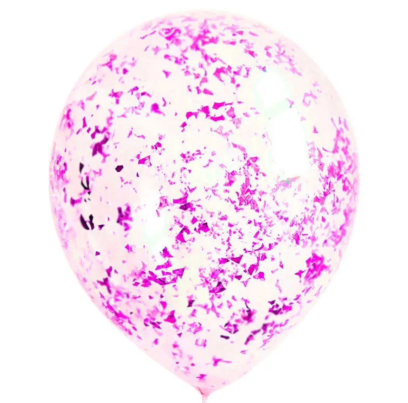 12 дюймовые конфетти красные синие розовые золотые шары день рождения для