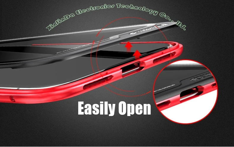 Для iPhone X Case Роскошный Алюминий металлический каркас+ 9 H Стекло чехол-накладка для мобильного телефона для IPhoneX IPX12