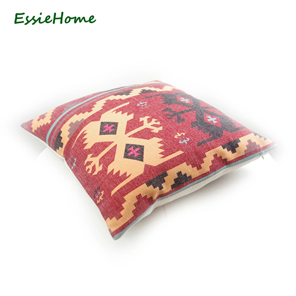 Чехол на подушку ESSIE HOME наволочка с цифровым принтом в виде кирпича Красного