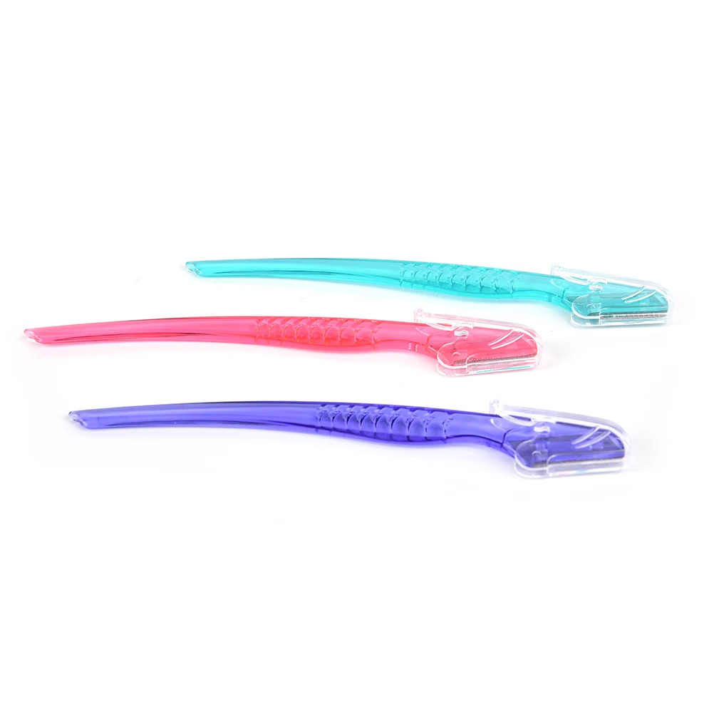 3Pcs/set Mini Eyebrow Trimmer Shaving Razor Blades Makeup Tools Face Care | Красота и здоровье