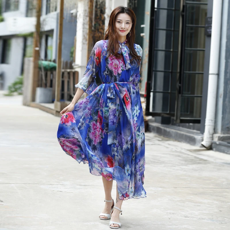 Летнее пляжное платье для свадебной вечеринки в стиле бохо большого размера