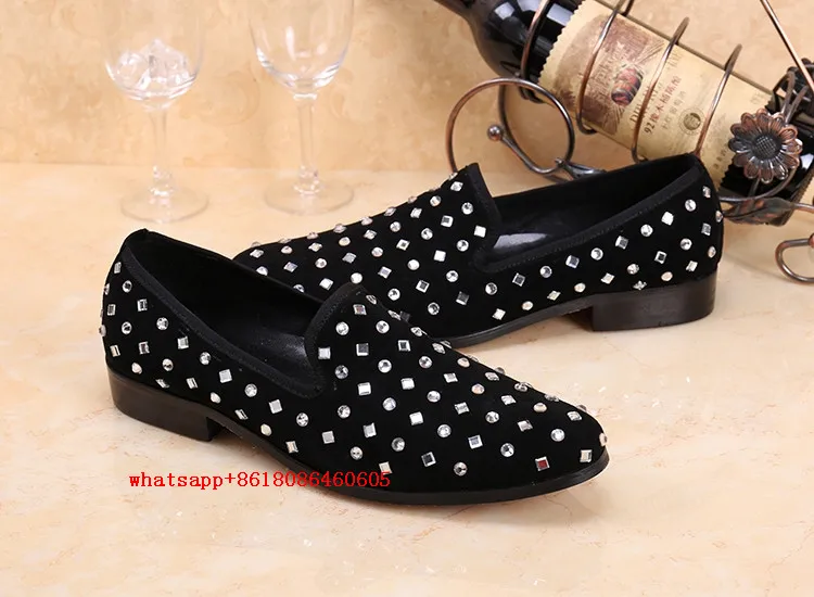 Мужские классические туфли Choudory красные слипоны из натуральной кожи мужская