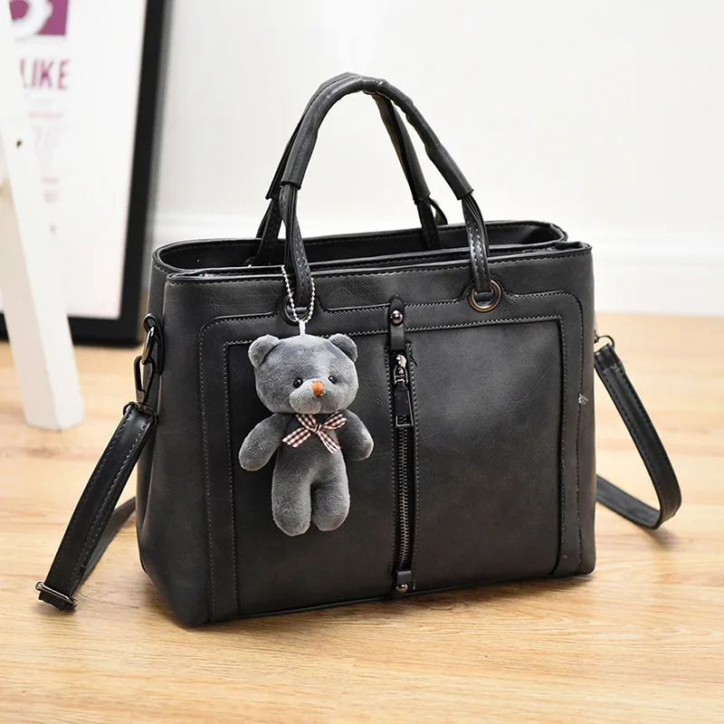 Fondhere Большая вместительная женская сумка из искусственной кожи женские сумки