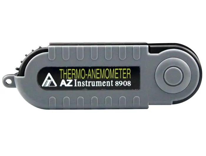 Карманный цифровой анемометр AZ8908 ручной прибор для измерения скорости