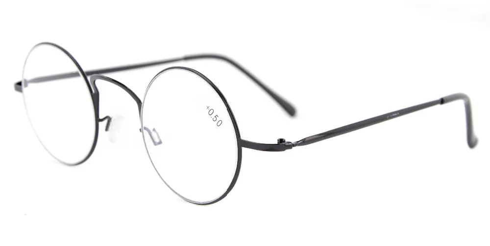 R15025 Eyekepper читателей легкий круглый металлический круг очки для чтения+ 0,0/0,5/0,75/1,0/1,25/1,5/1,75/2,0/2,25/2,5/2,75/3/3,5/4