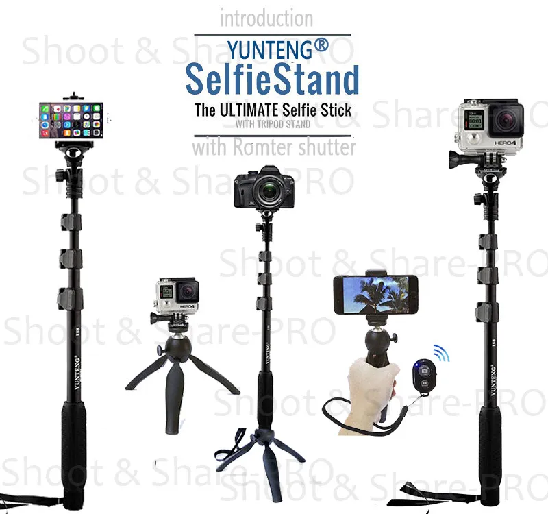 Телескопический штатив с Bluetooth пультом дистанционного управления 18 50