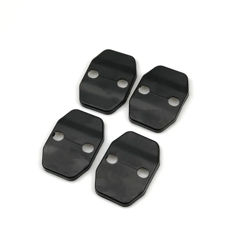 Plastic 4pcs Дверной замок защитный чехол для Mercedes Benz E B C M Y ml SLK GLK Class w164 w166 w124 w203 w204 w210 w211 w212 w214 w245 s218 - Цвет: Plastic 4pcs