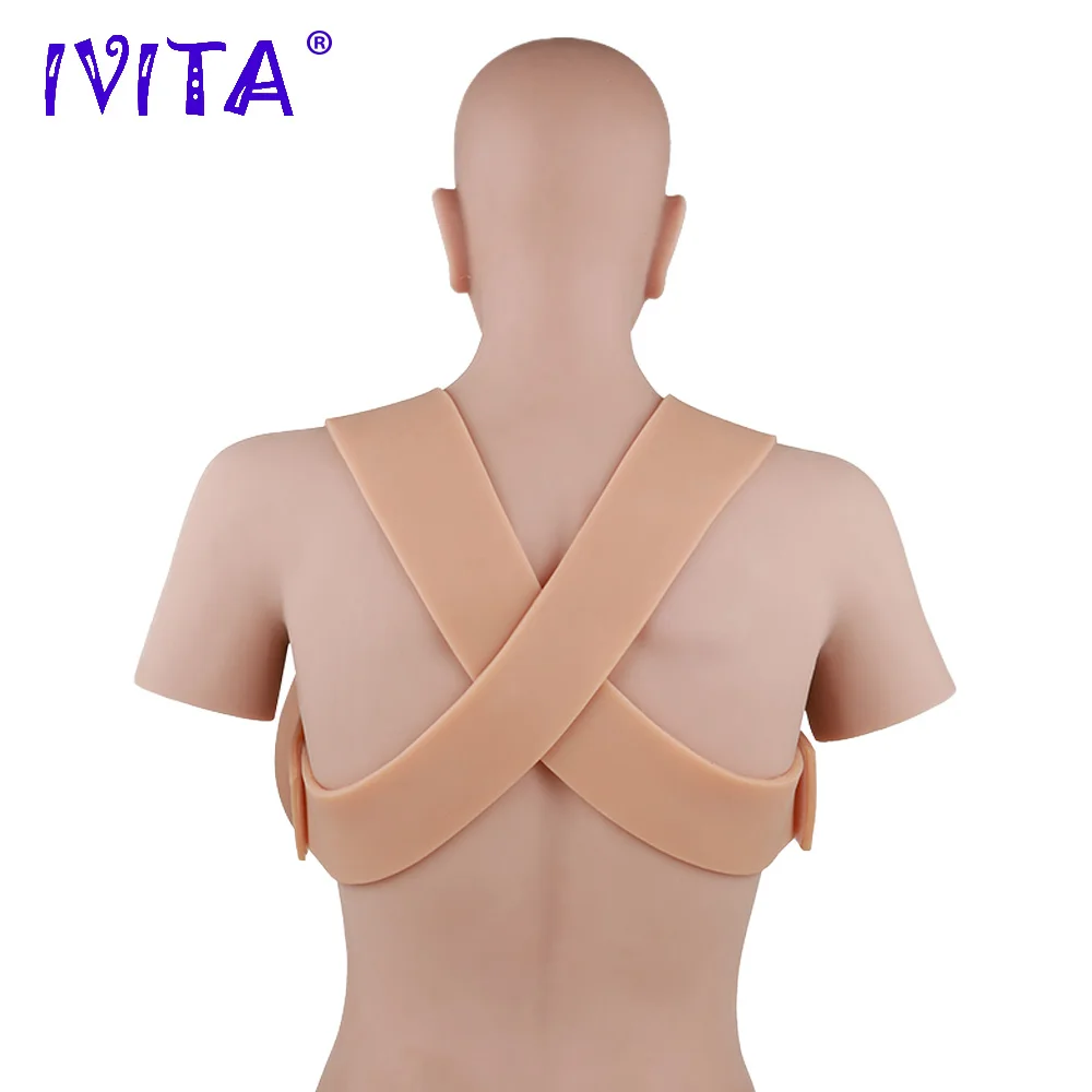 Реалистичная силиконовая грудь IVITA 10 кг поддельные груди для трансвеститов