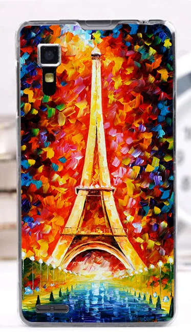 Чехол для Lenovo A706 милый мультяшный чехол с изображением башни цветка животных