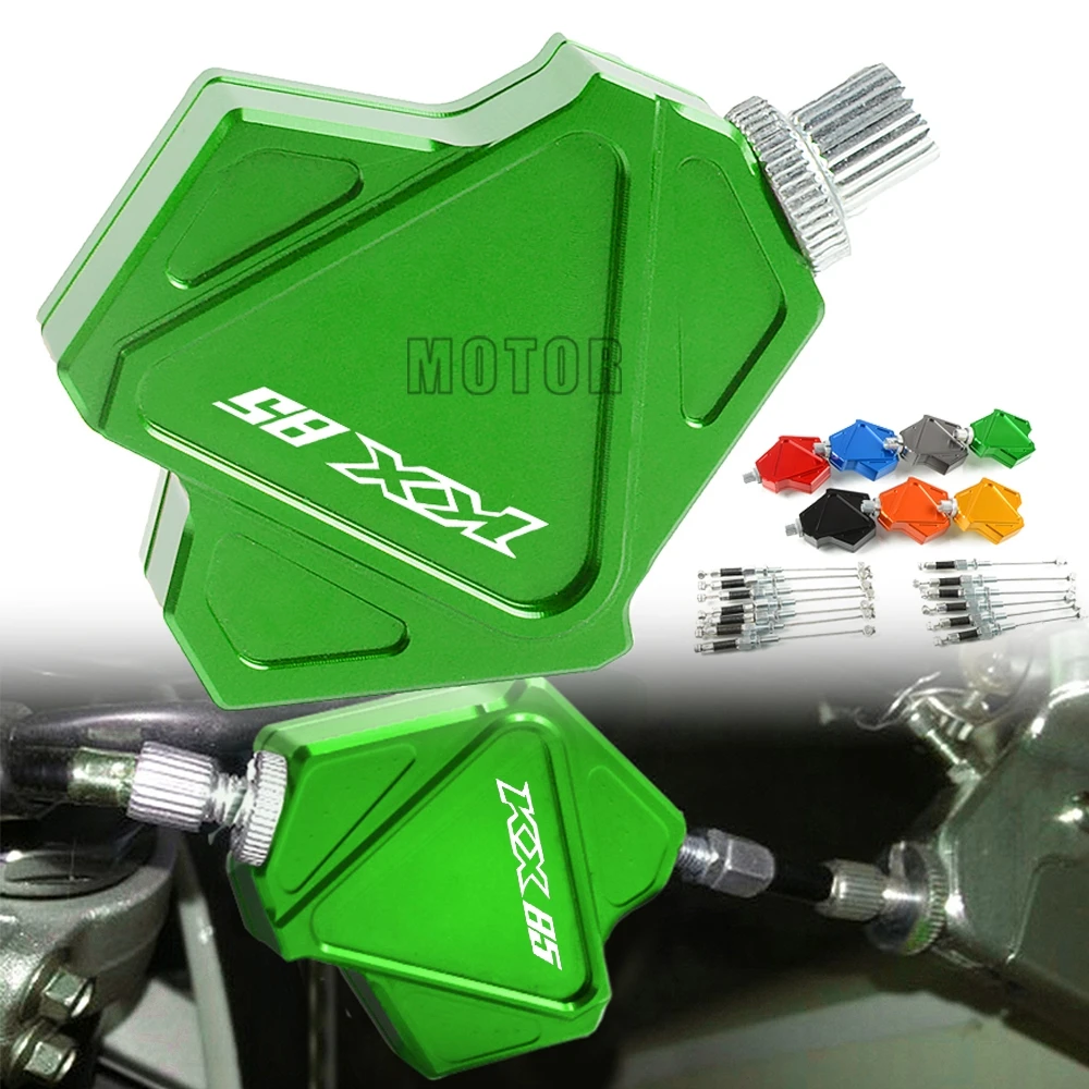 For Kawasaki KX85 2001-2017 KX 85 Motorcycle CNC Aluminum Universal Motocross DirtBike Stunt Clutch Lever Easy Pull Cable System |