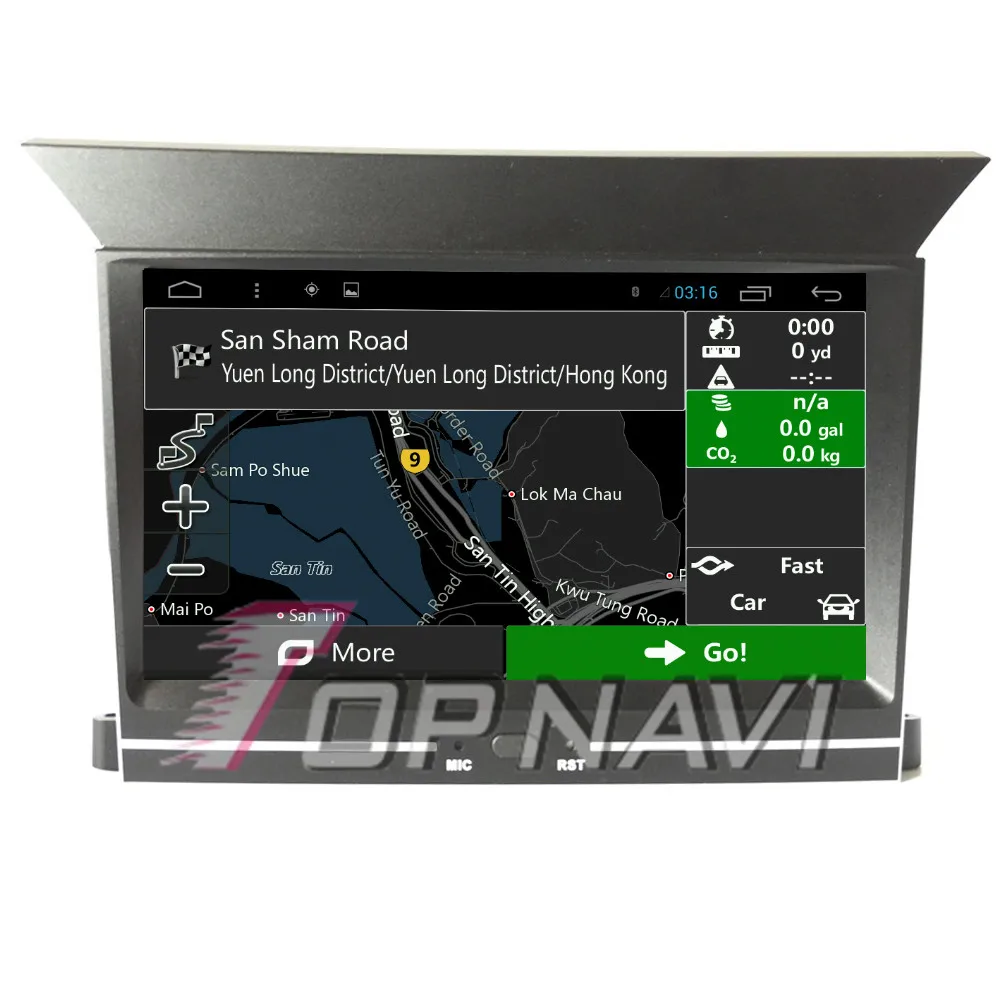 Topnavi 7 &quotчетырехъядерный Android 6 0 Автомобильный GPS навигатор для Pilot 2009 2010 2011 2012