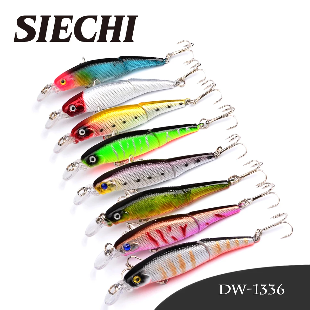 Розничная продажа A + рыболовные приманки разные цвета Кривошип в форме гольяна 95