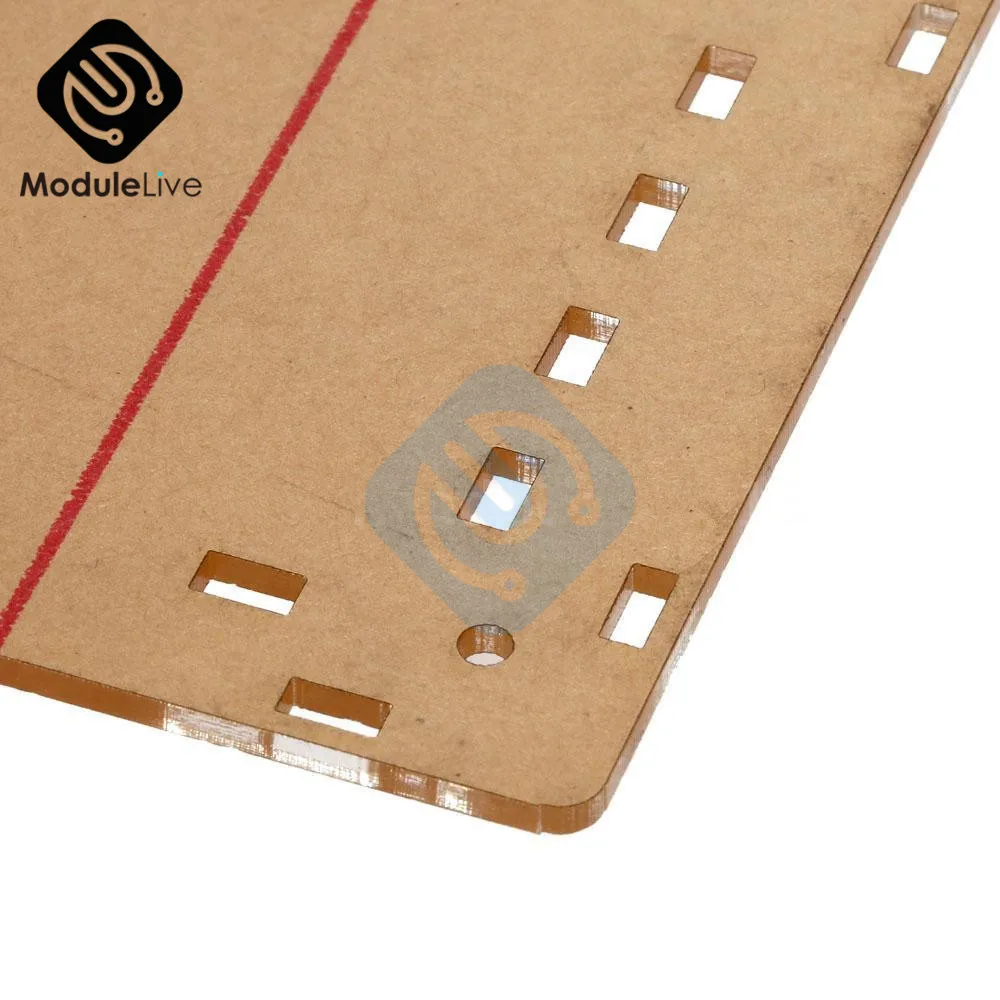 Прозрачный акриловый чехол Корпус для DSO138 2," цифровой осциллограф TFT DIY Kit