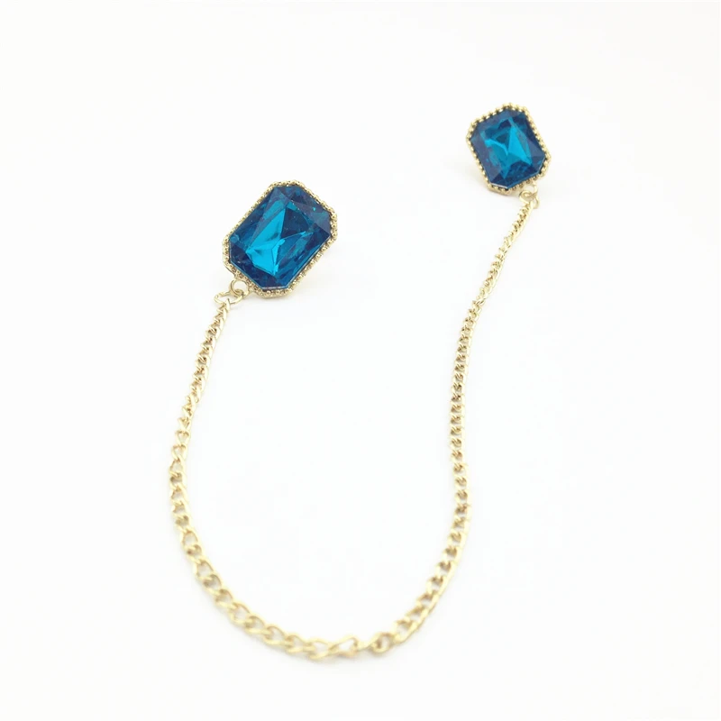 11 торговый фестиваль Новые горячие продажи стразы цепь объемные Броши со