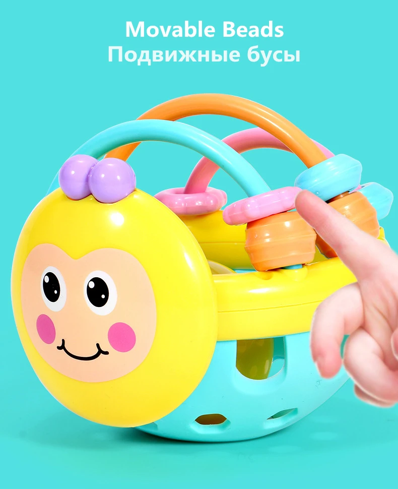 Детские Силиконовые Прорезыватели для зубов мягкие резиновые восприятие пчелы шарик-грызунок Прорезыватель для зубов для малышей и малышей игрушки