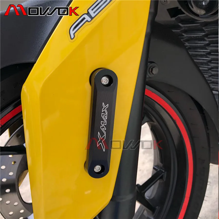 Для Yamaha Xmax 300 2017 2018 передняя ось Coper Plate декоративная крышка для xmax 125 250 400|Накладки