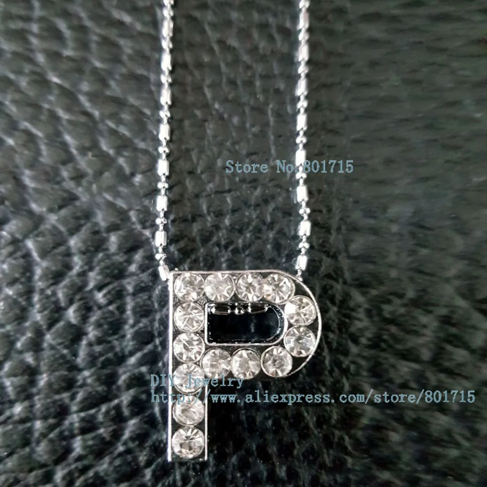 Оптовая цена фотоэлемент 18 мм разразные подвесные буквы с ожерельем 42 см и лучшим