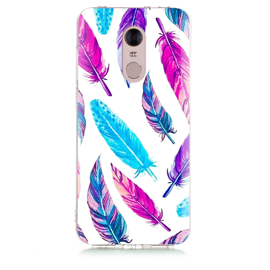 Чехол для телефона с рисунком Xiaomi Redmi 4X Note 3 Mi A1 4 Pro 4A 5 6 6pro 5A 6A мягкий чехол из ТПУ