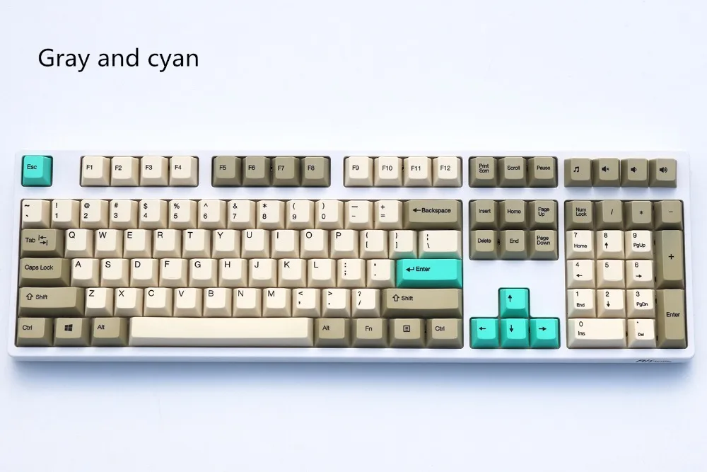 108 клавиш сублимированный pbt брелок для механической клавиатуры Cherry filco Ducky keycap Вишневый профиль продаются только брелки