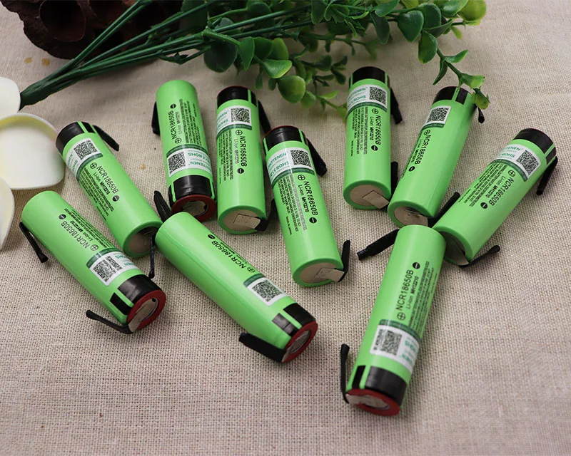 10 шт./лот NCR 18650B 3400mAh аккумулятор 3,6 V литий-ионный аккумулятор 3,6 V аккумулятор 3400mAh+ DIY Nicke