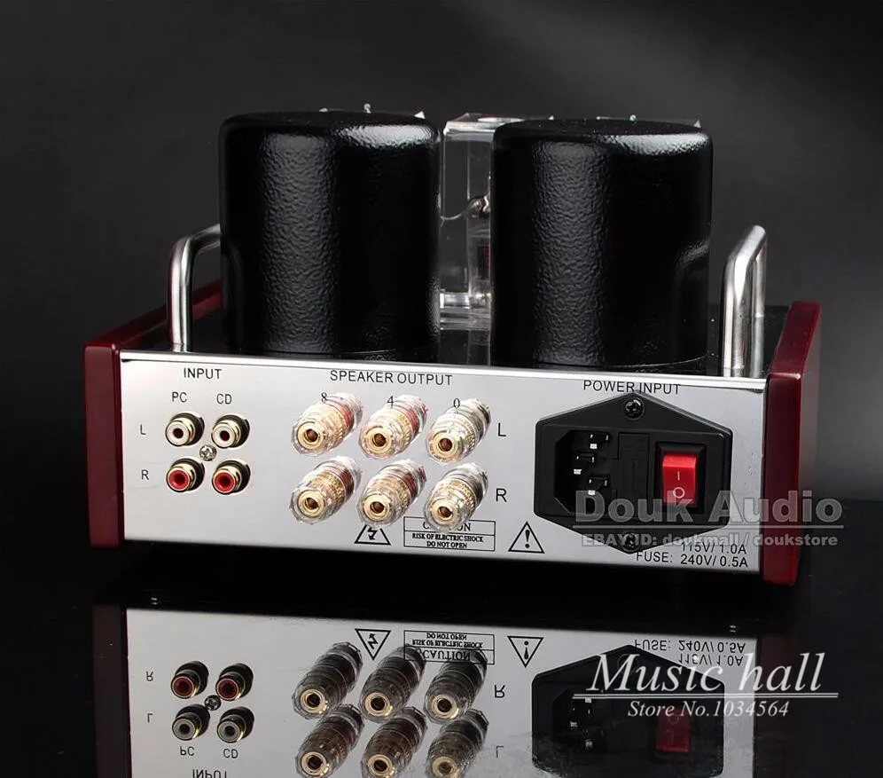Nobsound мини класс A одноконцевый 6P14/EL84 вакуумный ламповый усилитель HiFi Встроенный усилитель мощности