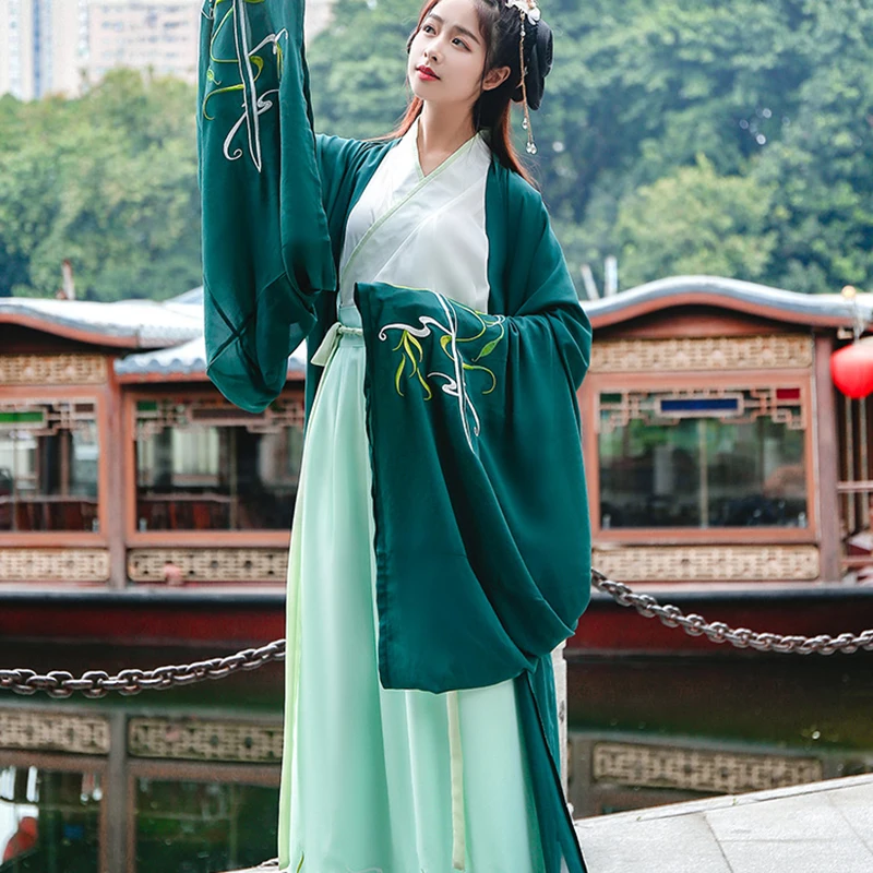 Hanfu древний костюм национальный для женщин hanfu Фея китайская династия платье