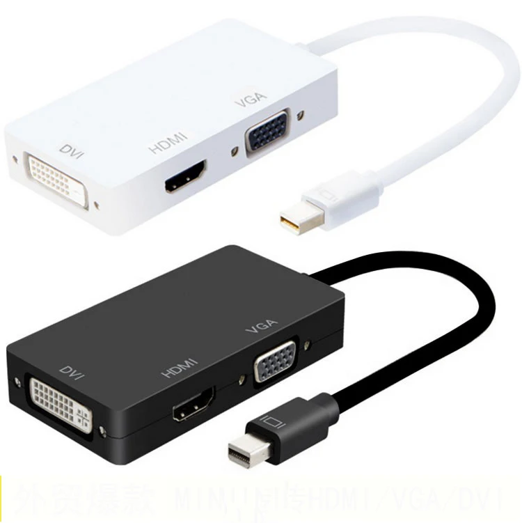 Mini display port DP Male To DVI HDMI VGA Аудио Женский адаптер дисплея порт конвертер для