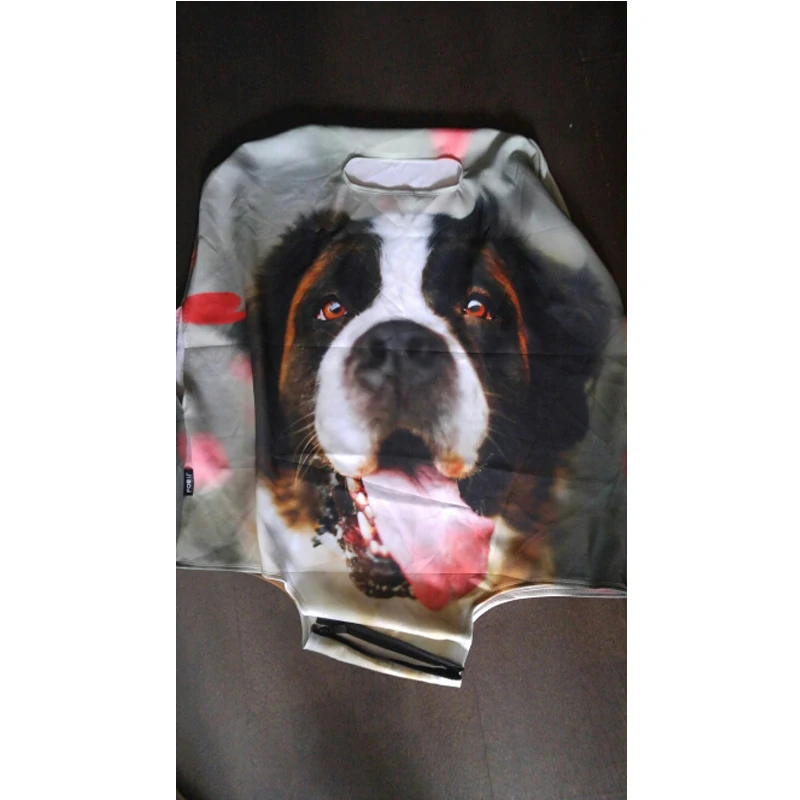 FORUDESIGNS/Эластичные аксессуары для путешествий, милый 3D принт с животными, собаками, багаж, защитный чехол для 18-30 дюймов, костюм, чехол, дождевик