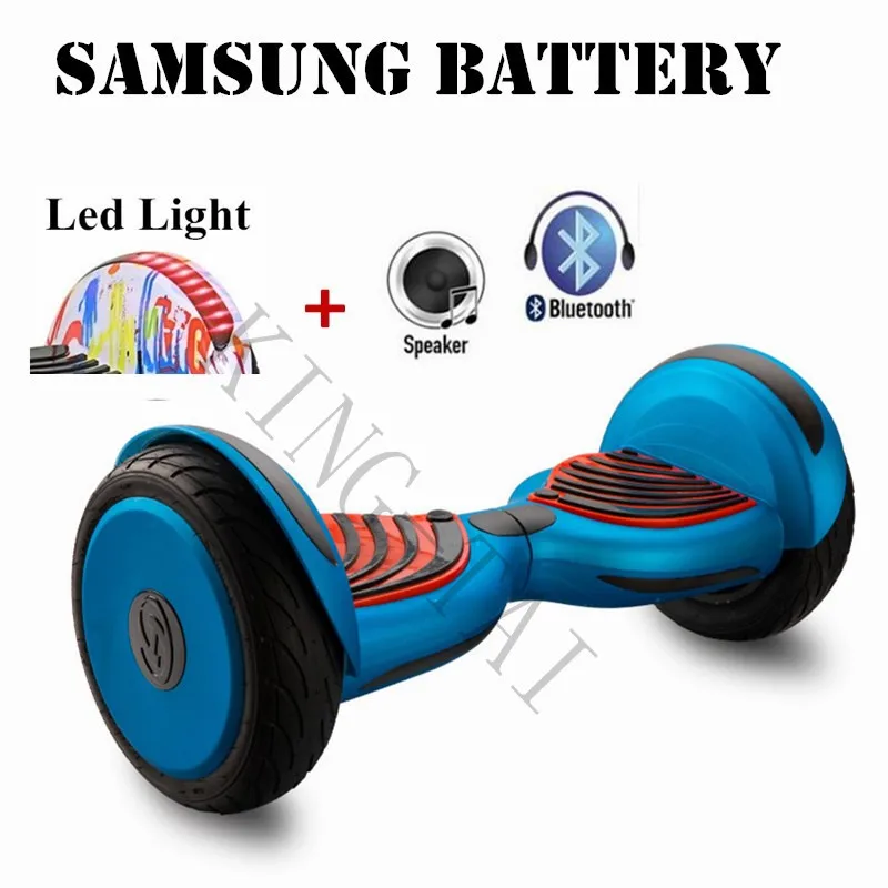 10 дюймовый смарт скутер samsung Батарея + Bluetooth Динамик два колеса самостоятельного